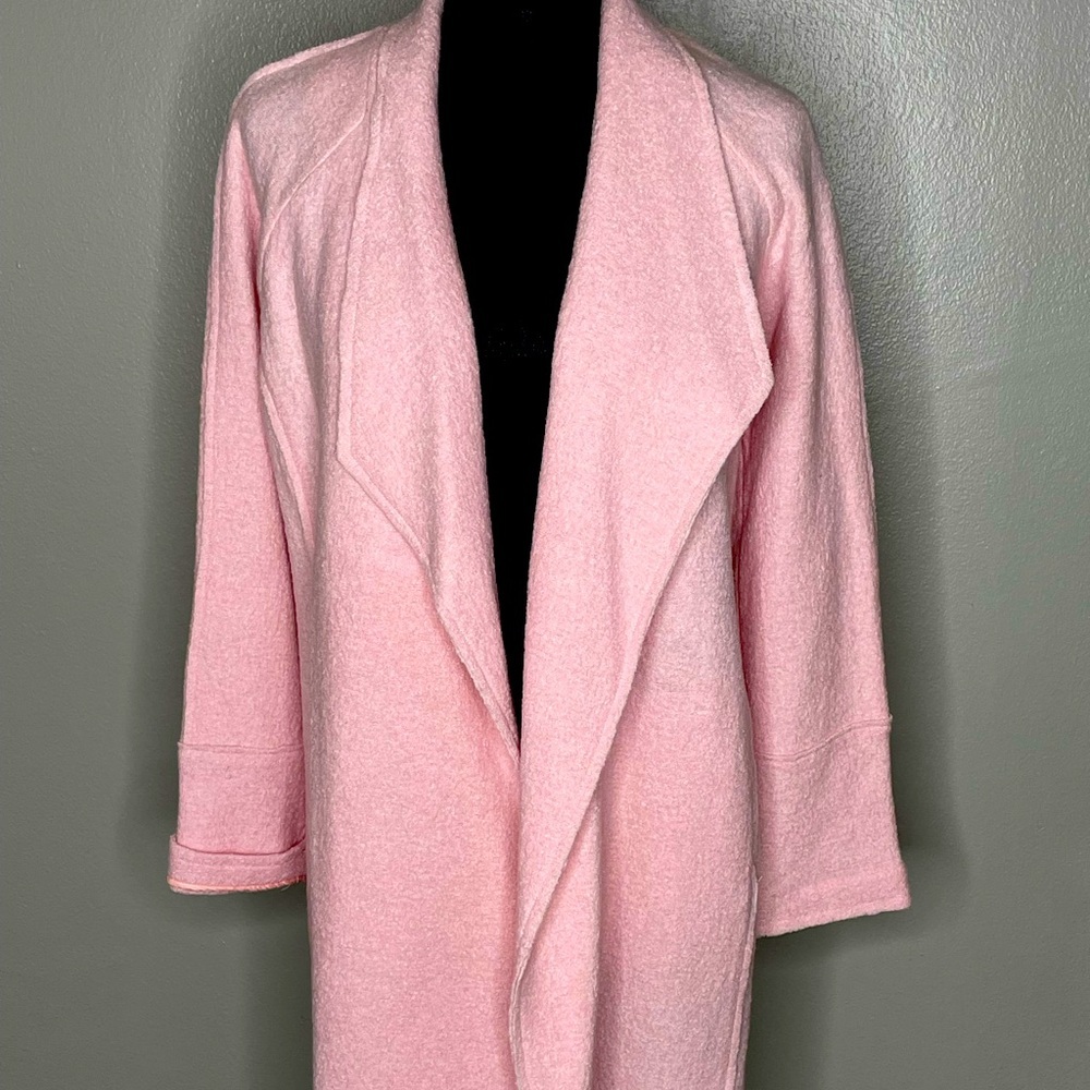 Tahari Pink Oversized Cardigan | Size Small
